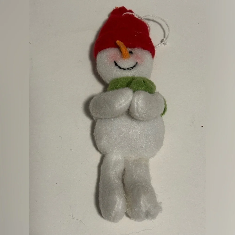 Large Collection of Stuffed Snowman Ornaments